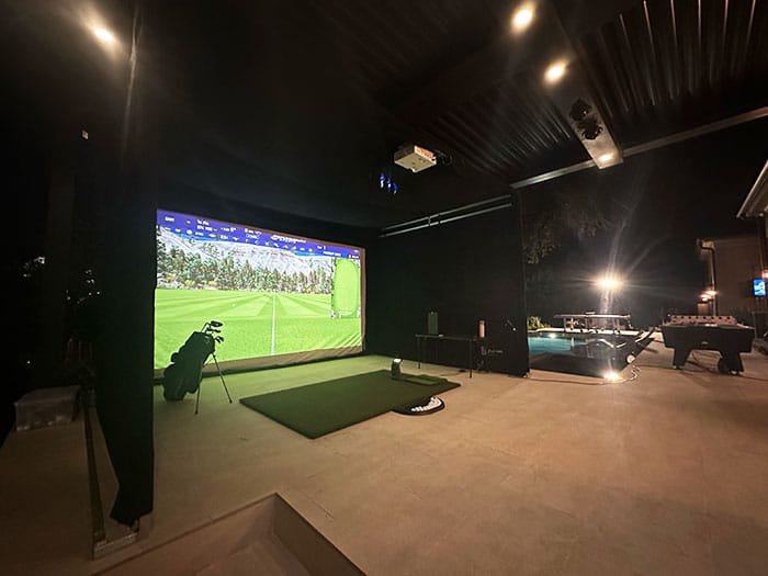 residential golf simulator