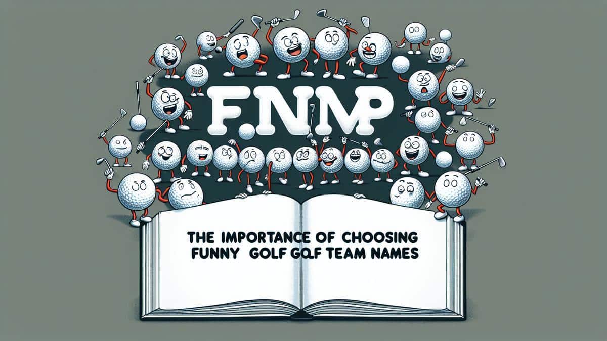 The Importance of Choosing Funny Golf Team Names