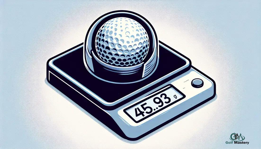 Standard Weight of Golf Balls